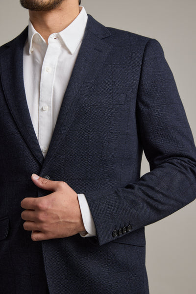 Risca Check Knit Blazer