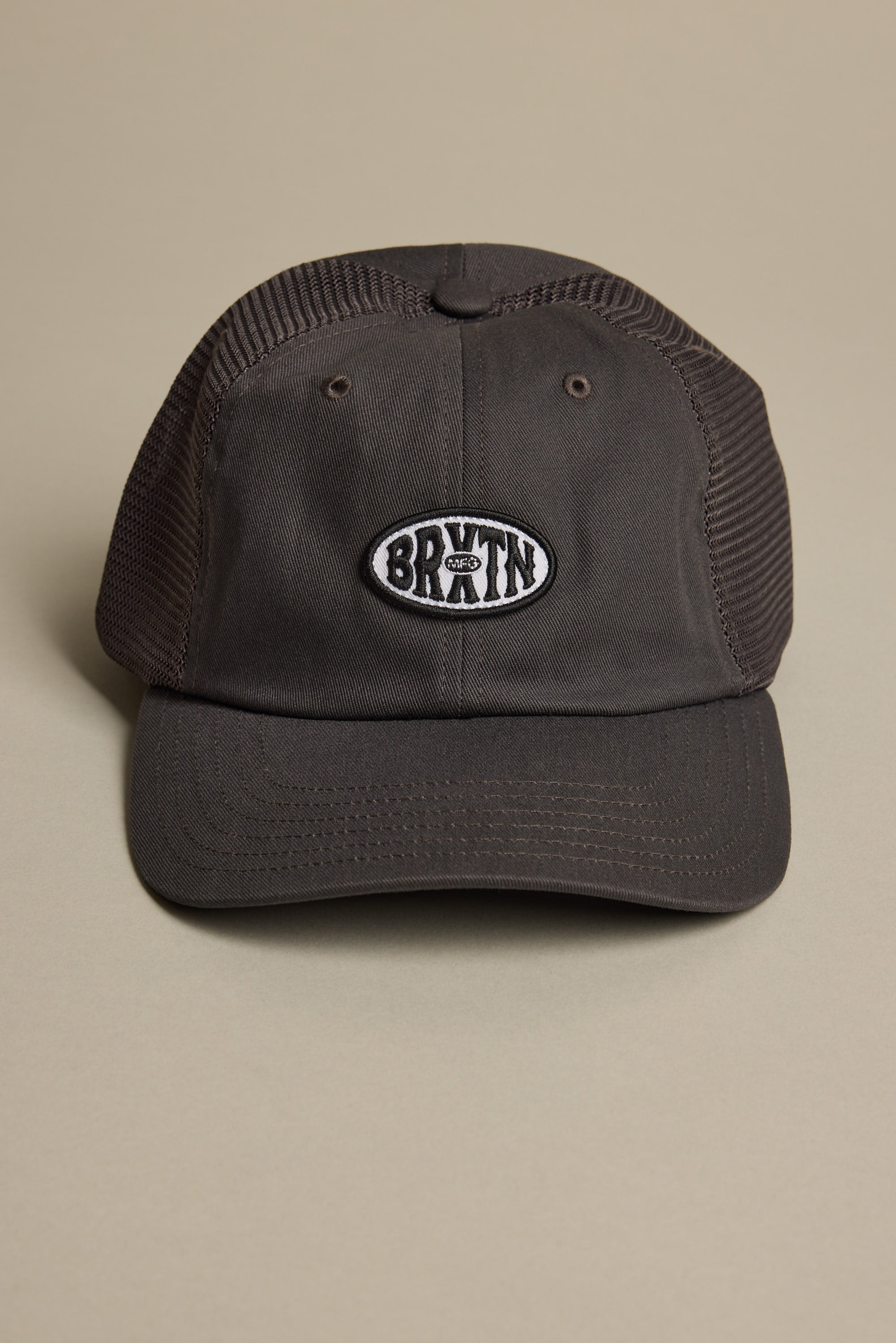 Brixton Largo NP LP Snapback Cap in charcoal, classic fit, alternate view