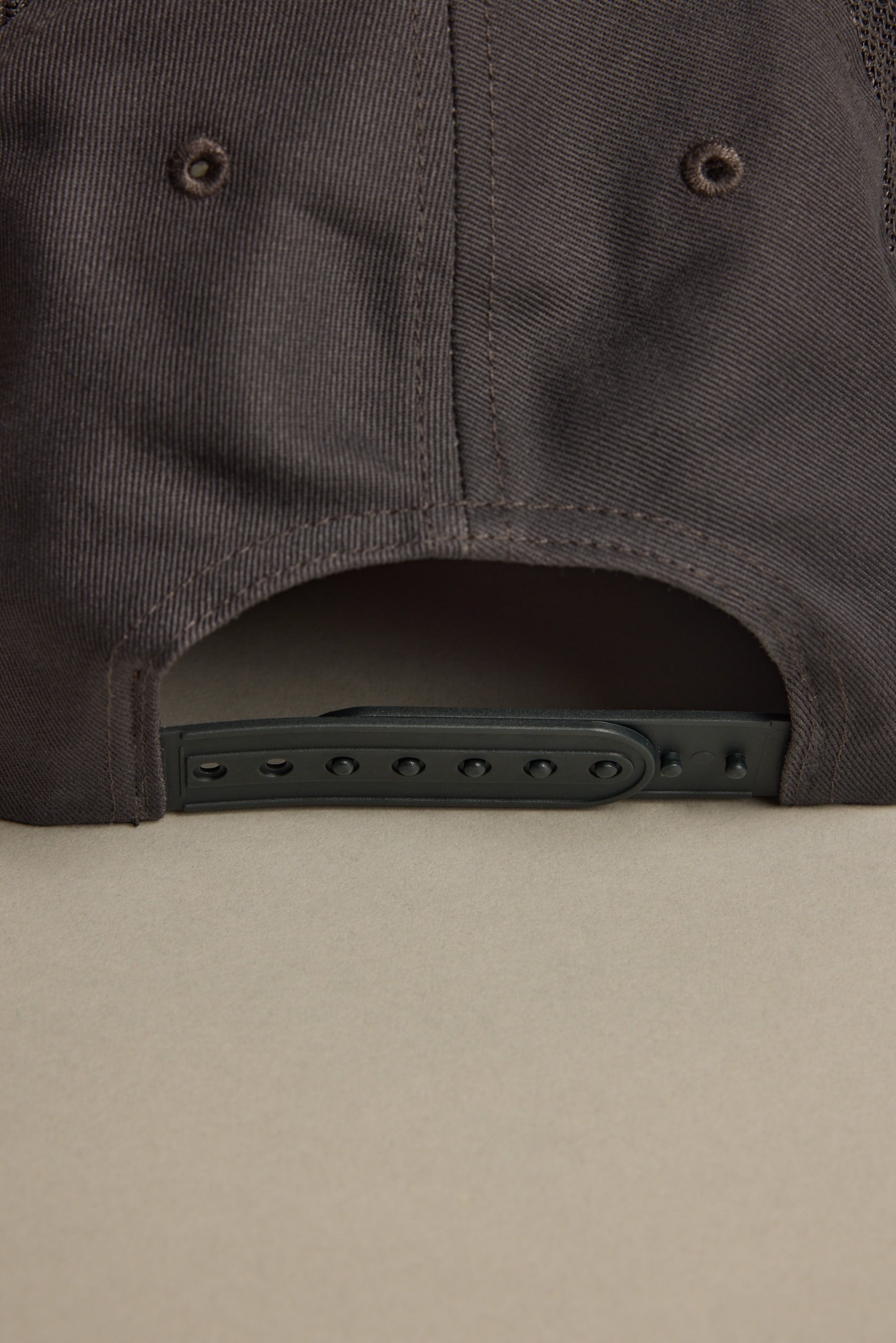 Brixton Largo NP LP Snapback Cap in charcoal, classic fit, additional view