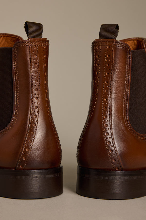 Barkers Peter Chelsea Boot in brown, leather, additional view