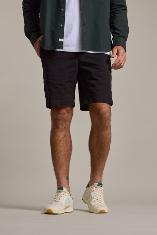 Shop Kingly Chino Short (BLACK) | Barkers