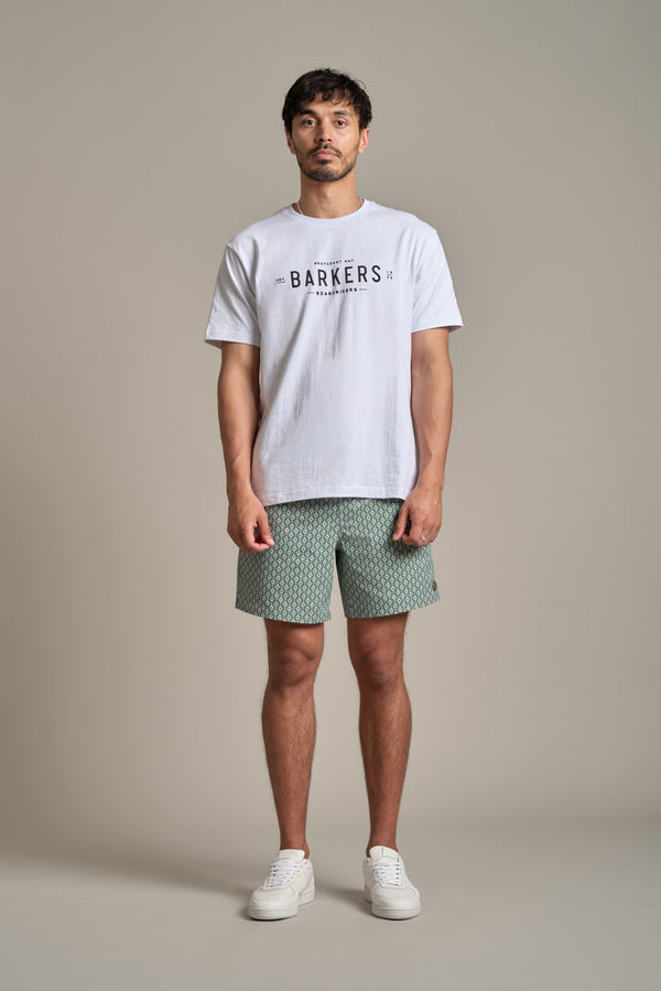 Barkers Triden Print Volley in green