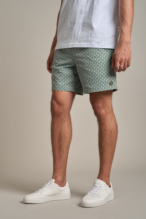 Barkers Triden Print Volley in green, additional view