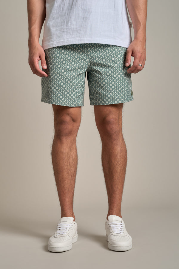 Barkers Triden Print Volley in green, alternate view