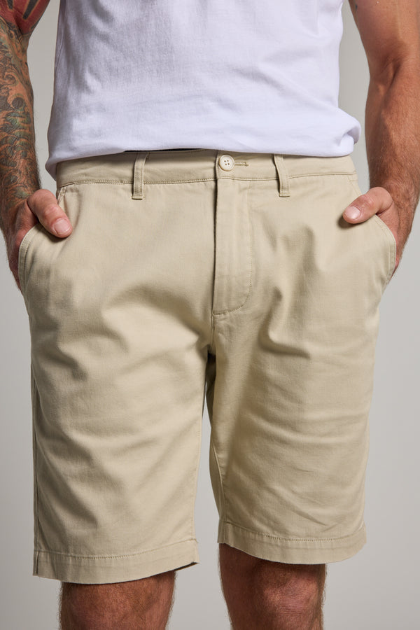 Barkers Braddock Walk Short in stone, alternate view