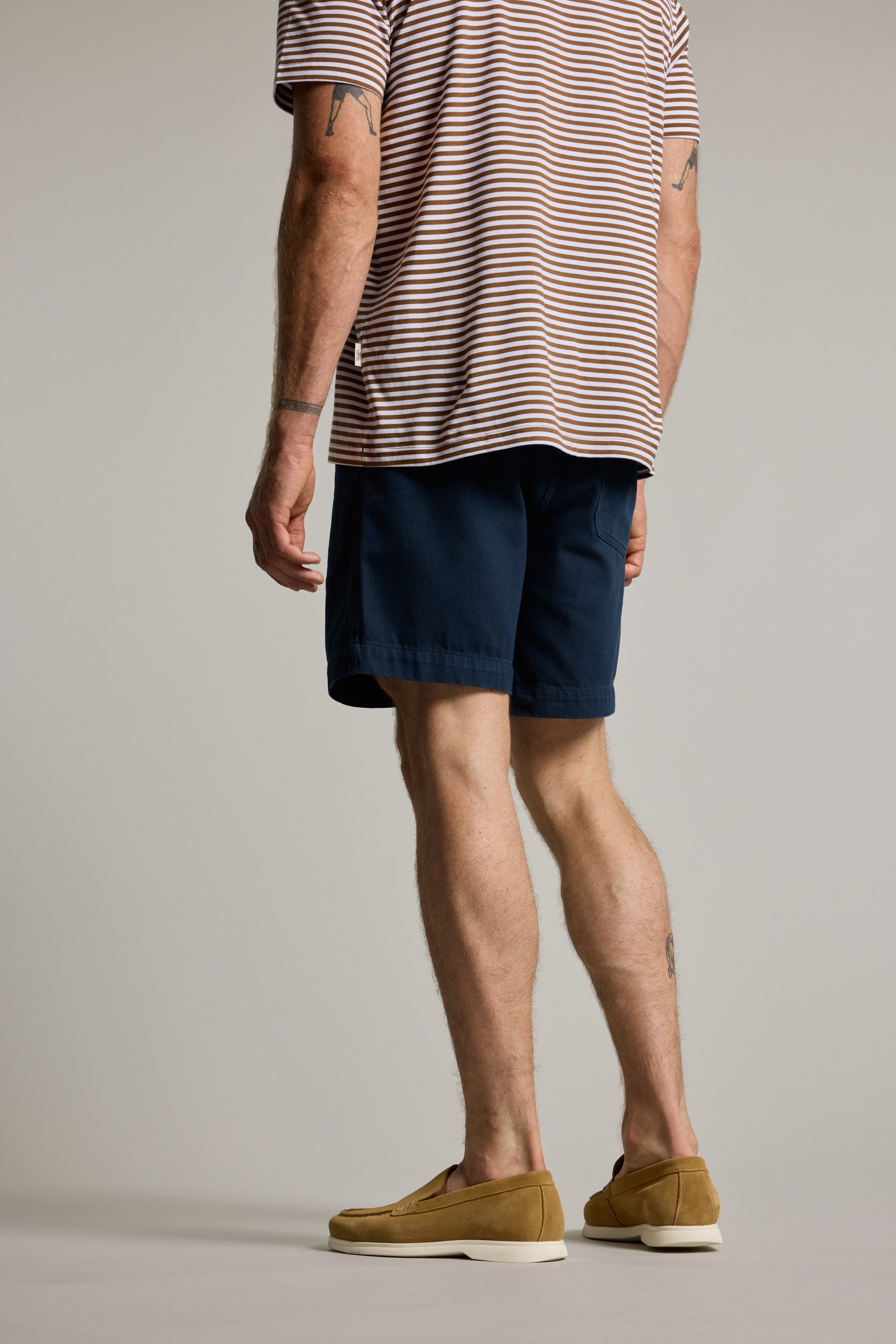 Barkers Harley GD Weekend Short in dark blue, relaxed fit, additional view
