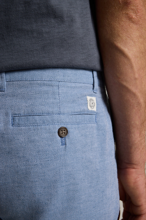 Barkers Elliot Texture Walk Short in blue, additional view