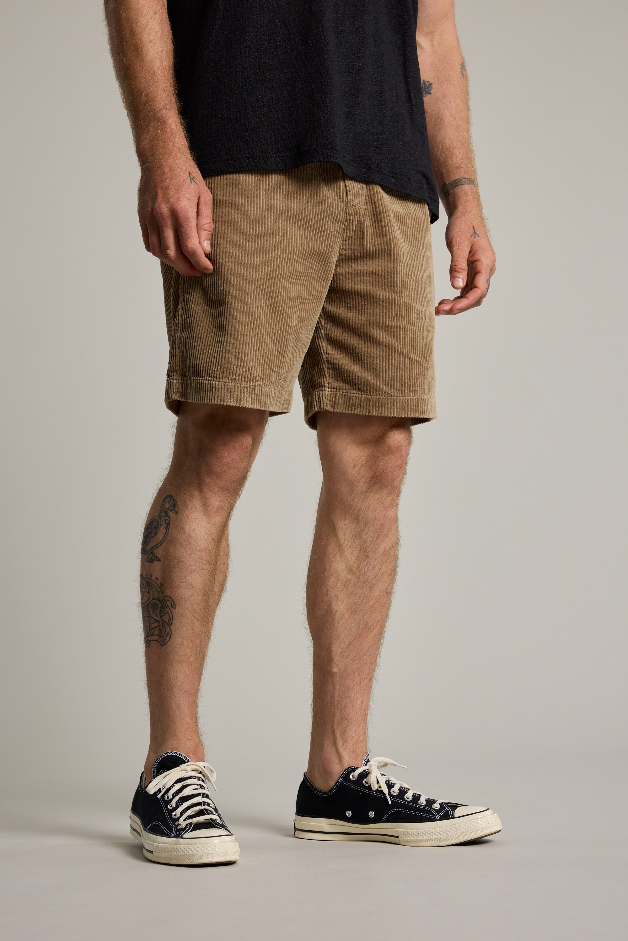 Shop Lennox Cord Weekend Short (TAUPE) | Barkers