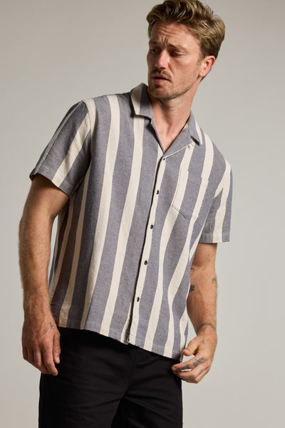 Barkers Norwalk Stripe Cuban Shirt