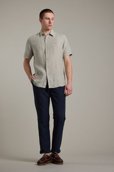 Gentry Striped Linen Shirt