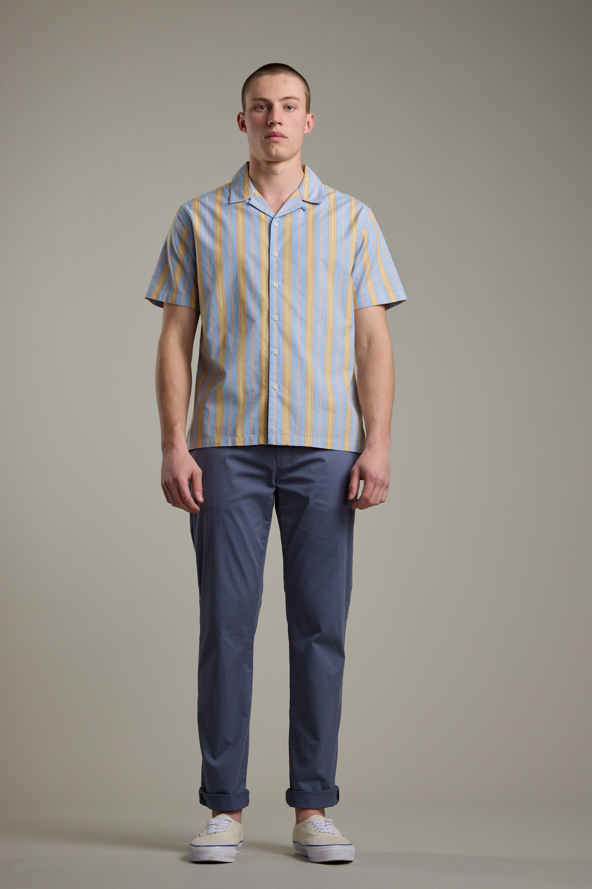 Welby Stripe Cuban Shirt
