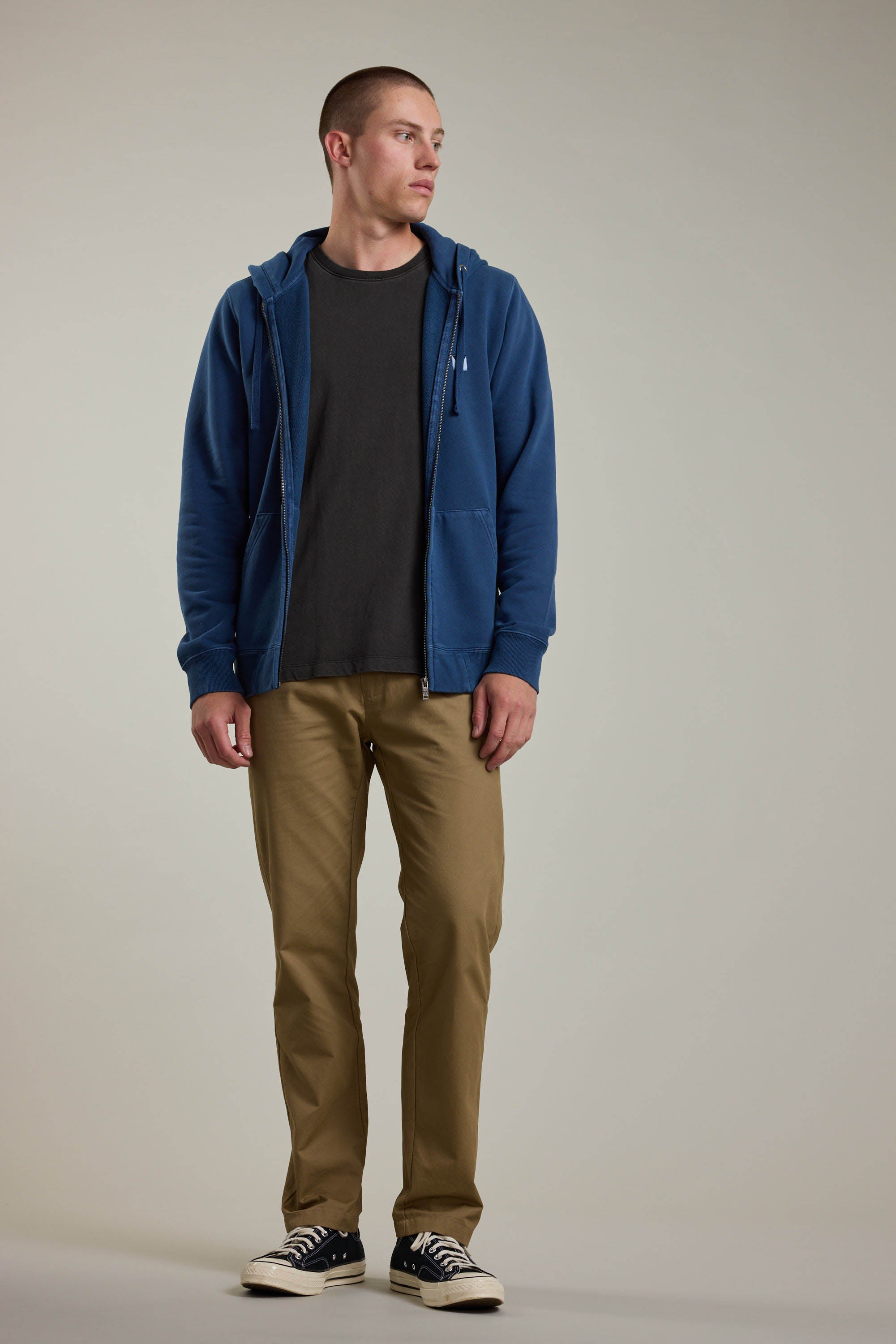 Barkers Newton GD Zip Hoody in vintage navy, additional view