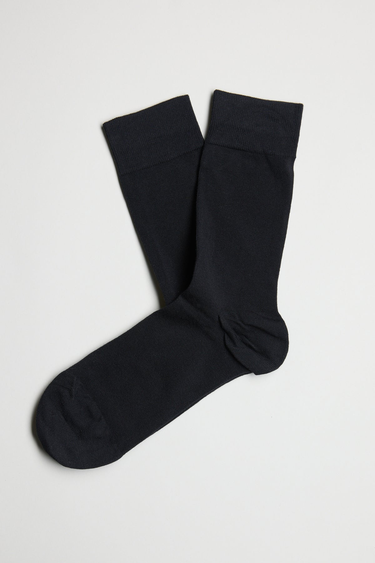 Barkers Business Sock in black cotton blend shown flat on a white background.