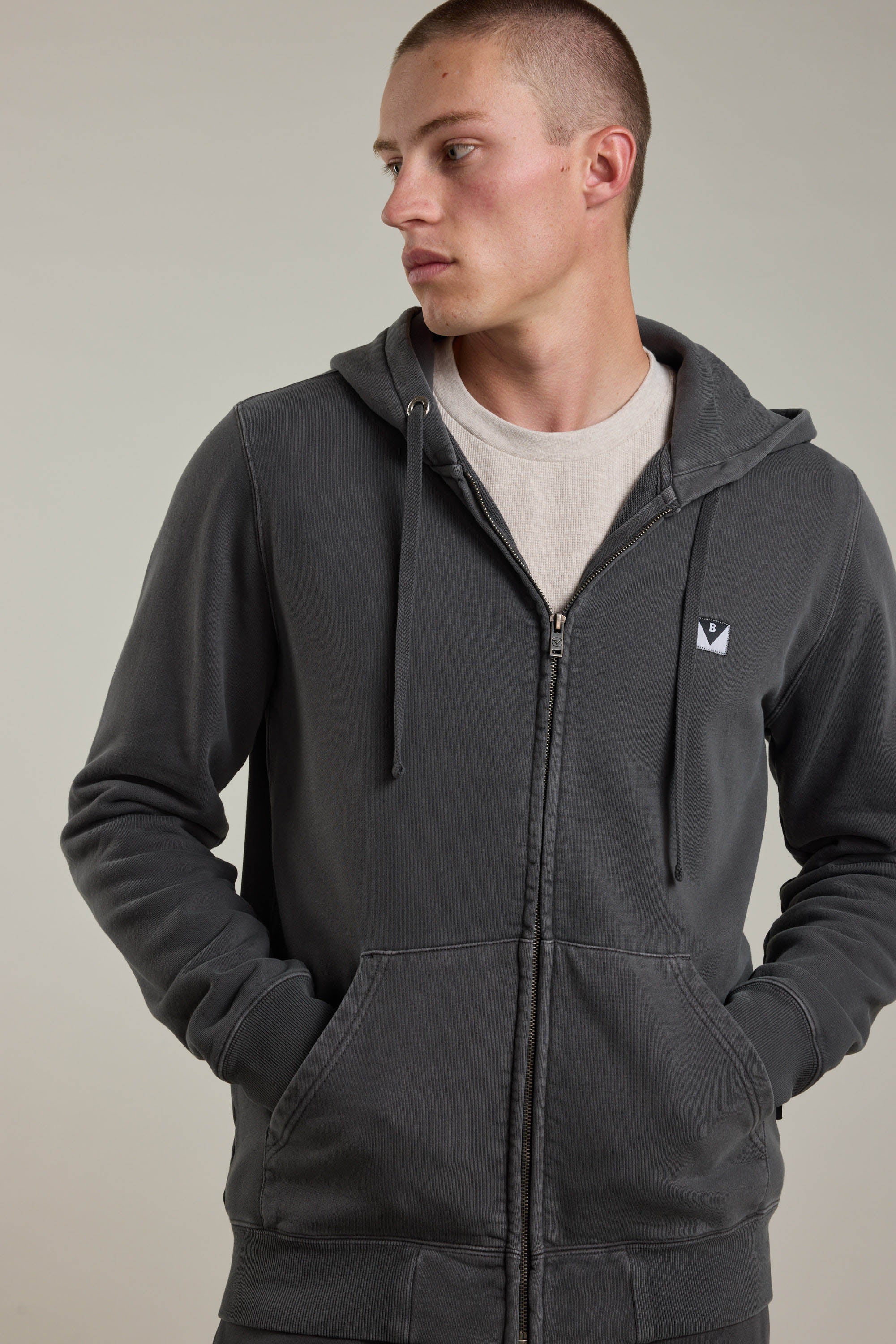 Barkers Newton GD Zip Hoody in vintage black