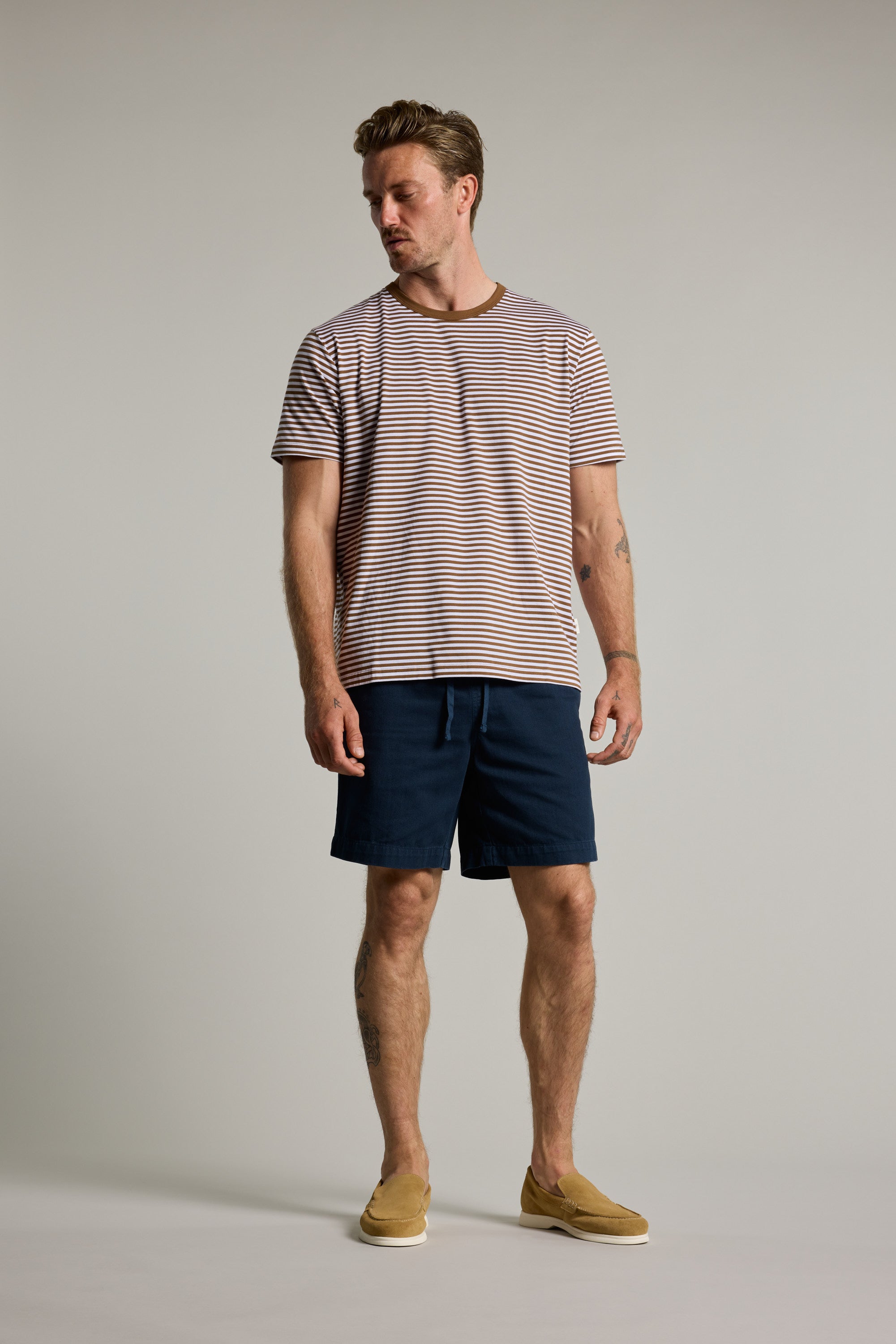 Barkers Harley GD Weekend Short in dark blue, relaxed fit, additional view