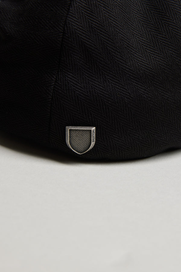 Brixton Hooligan Snap Cheesecutter in black, additional view