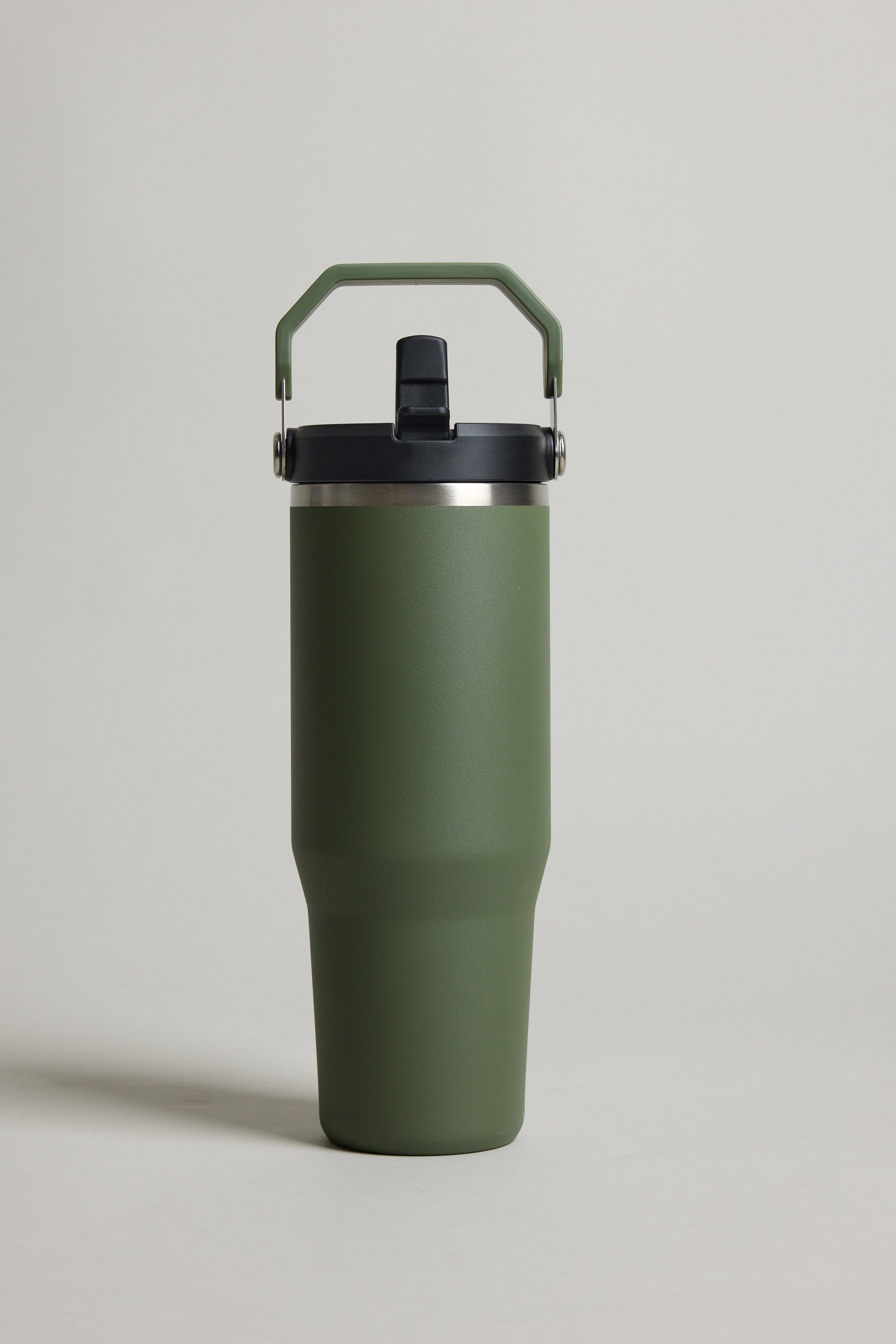 Stanley The IceFlow Flip Straw Tumbler 30 OZ in green, alternate view