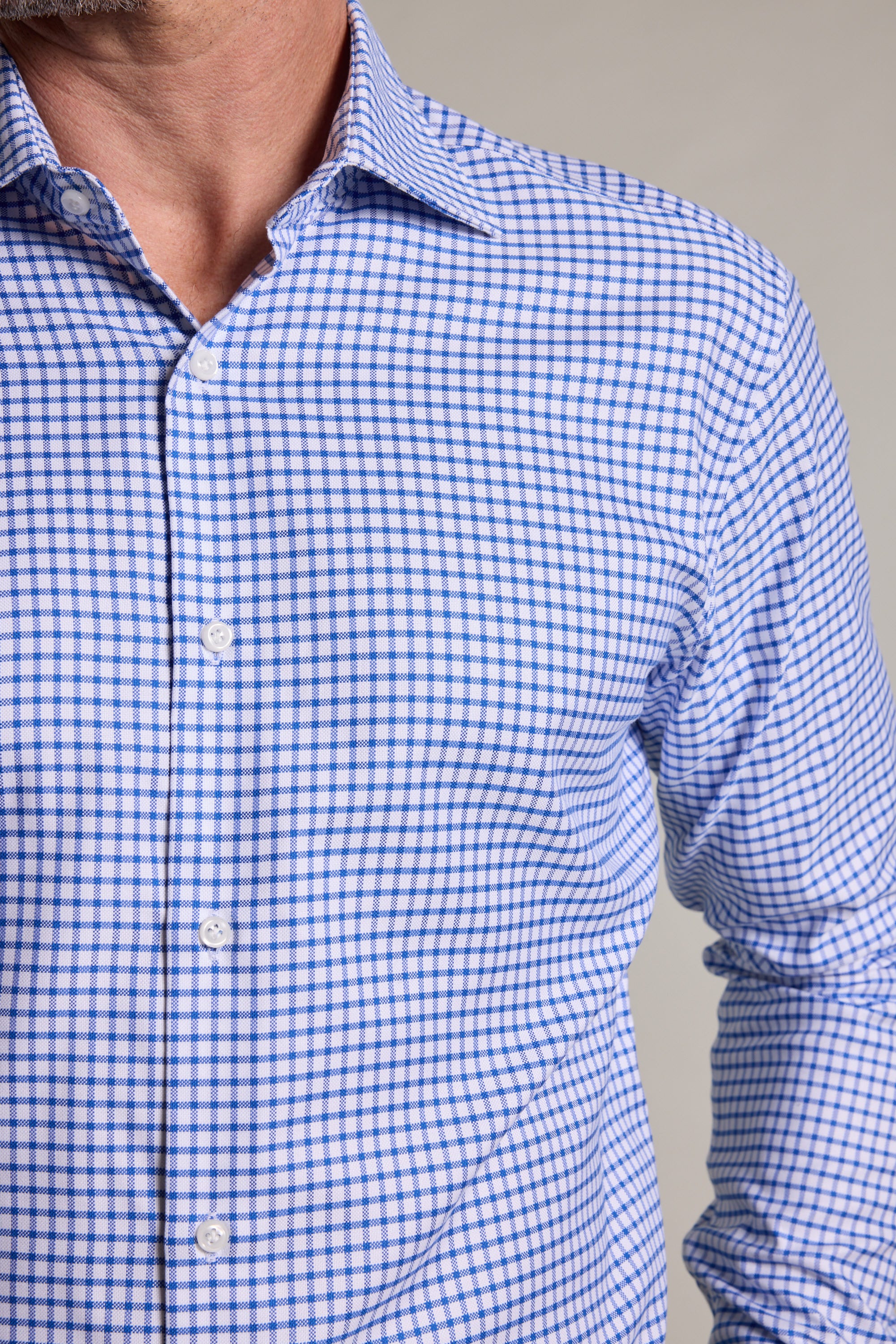 Shop Acer Business Shirt (NAVY CHECK) | Barkers NZ