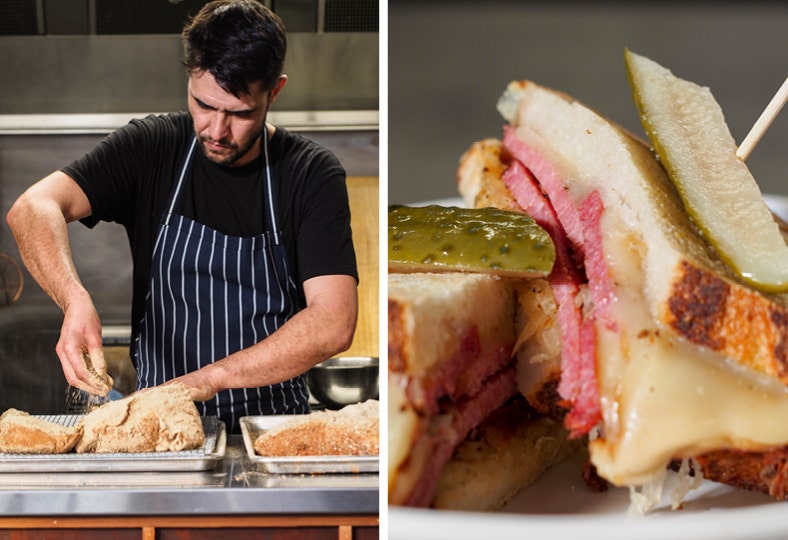 How to make a mean hot pastrami sandwich 