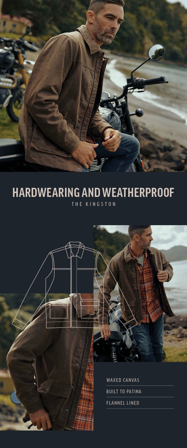 Shop the Kingston Jacket at Barkers.                    