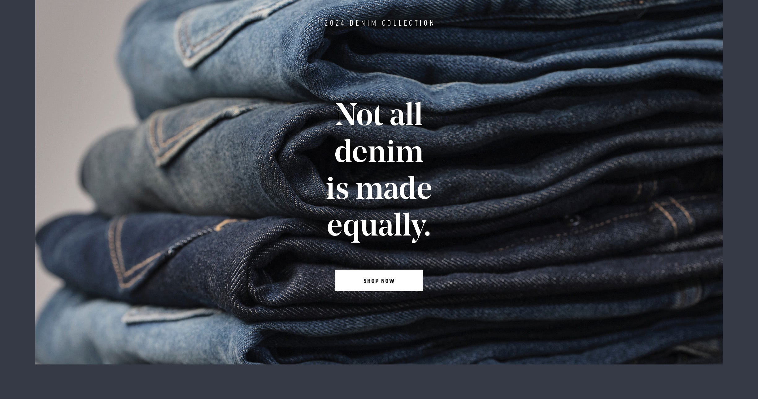 Barkers men's Jeans made in the most sustainable denim factory in the world. 