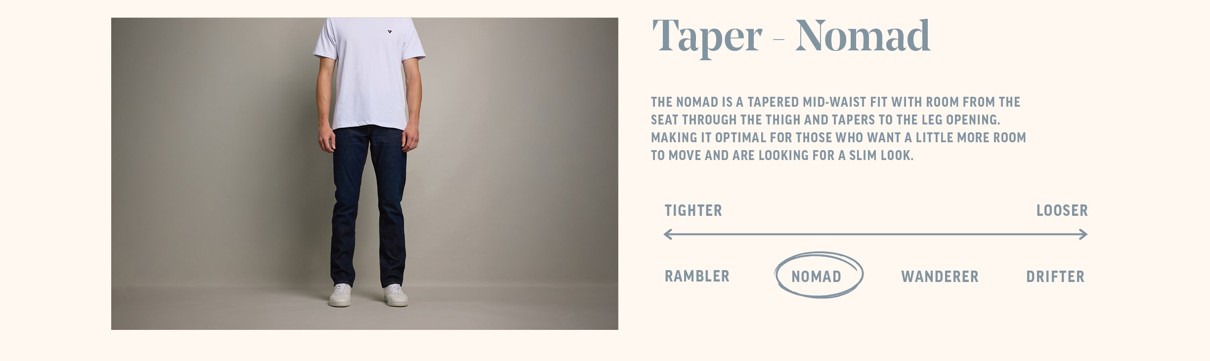 Barkers men's tapered fit jeans available now. 
