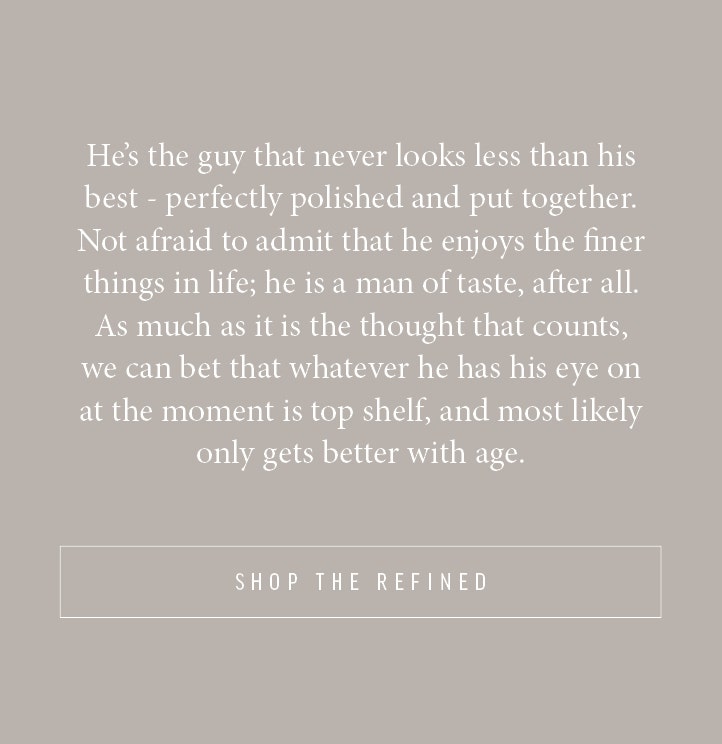 Men's gifts for the refined at Barkers. 