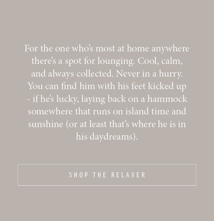 Gifts for a relaxed summer at Barkers. 