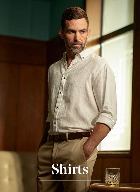Wedding shirts for grooms and groomsmen at Barkers.