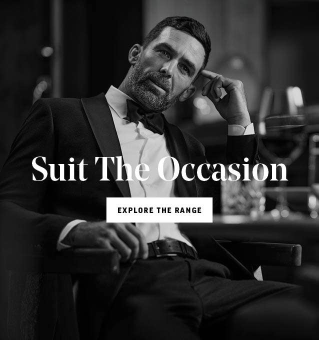 men's occasion wear at Barkers. 