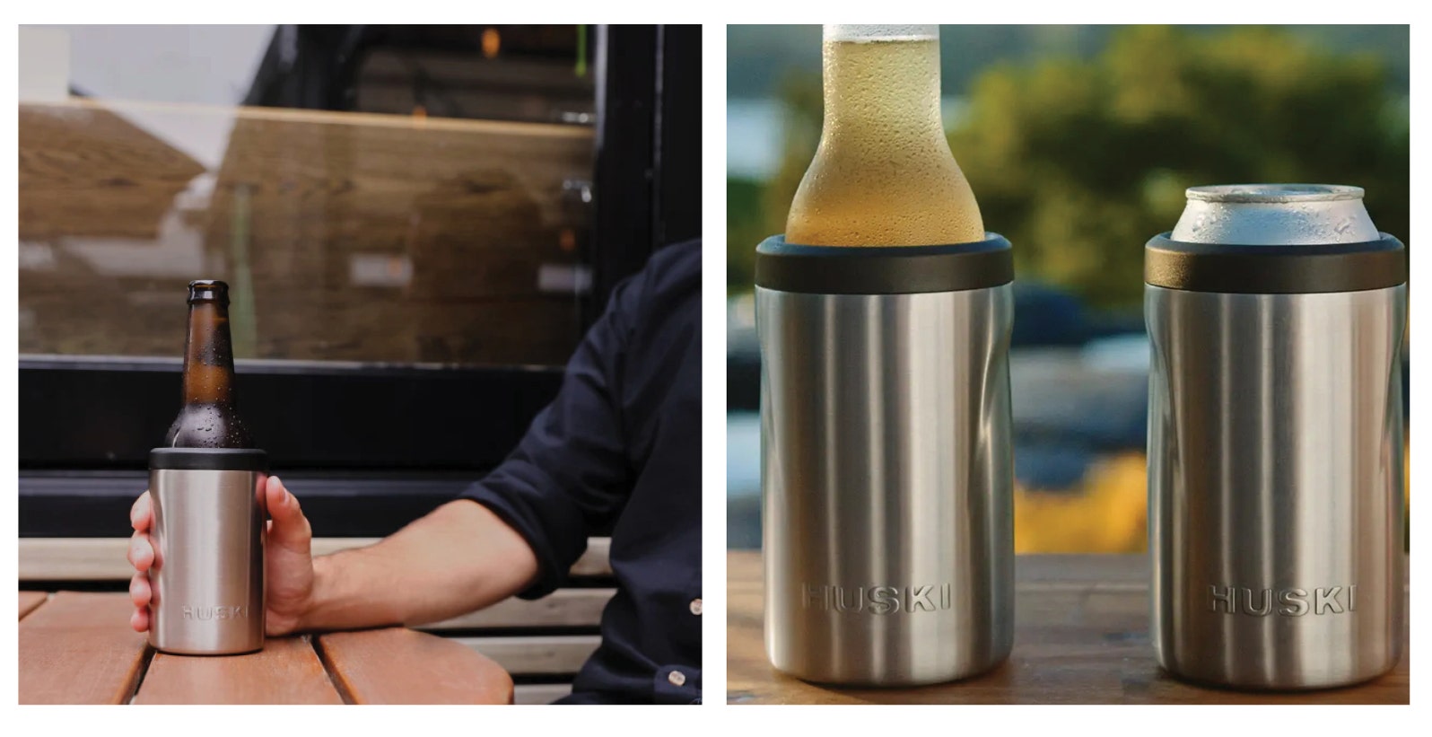 Shop the raneg of Huski beer and wine coolers at Barkers. 