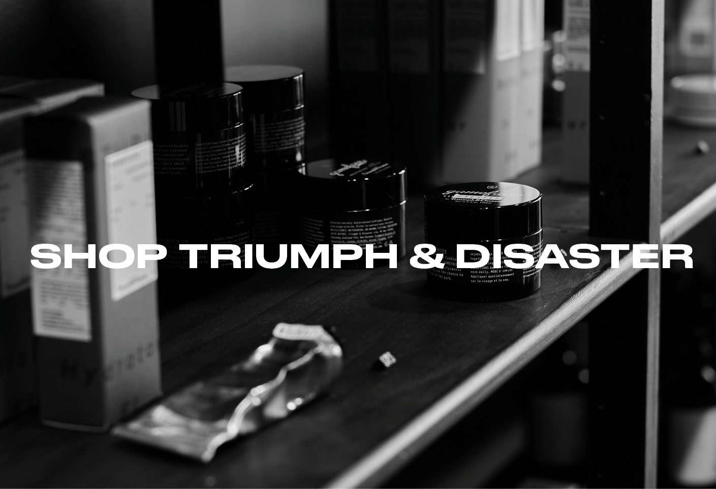 Shop Triumph & Disaster, men's grooming products at Barkers. 