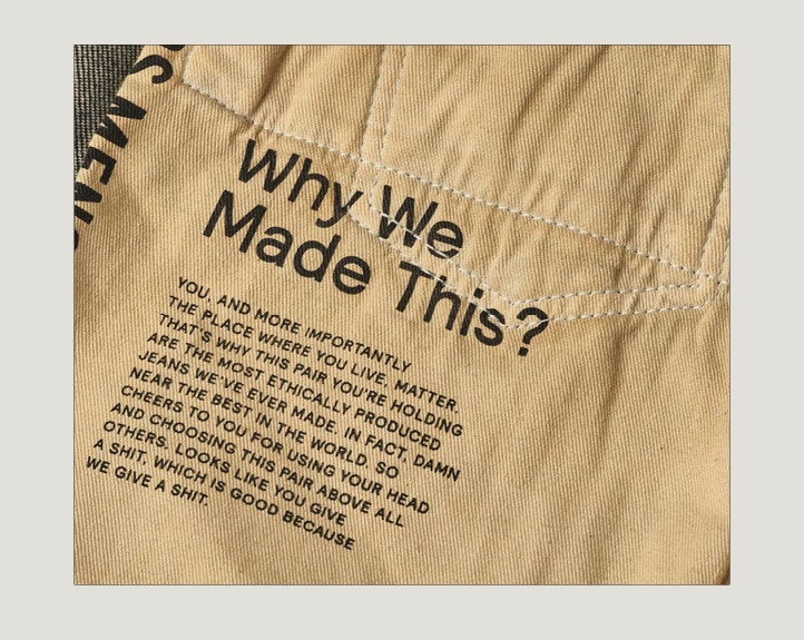 Barkers men's denim jeans made in the most sustainable denim factory in the world. 