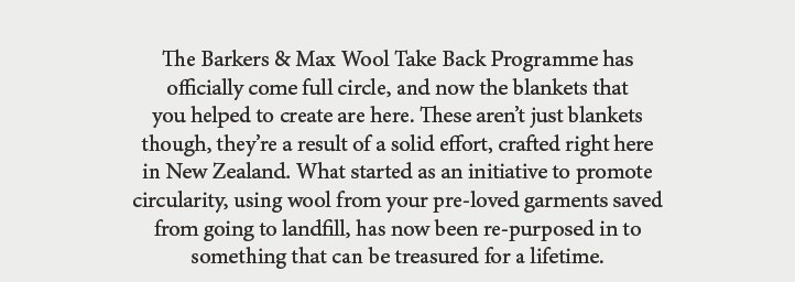 turning your unwanted knitwear into blankets. July 2023