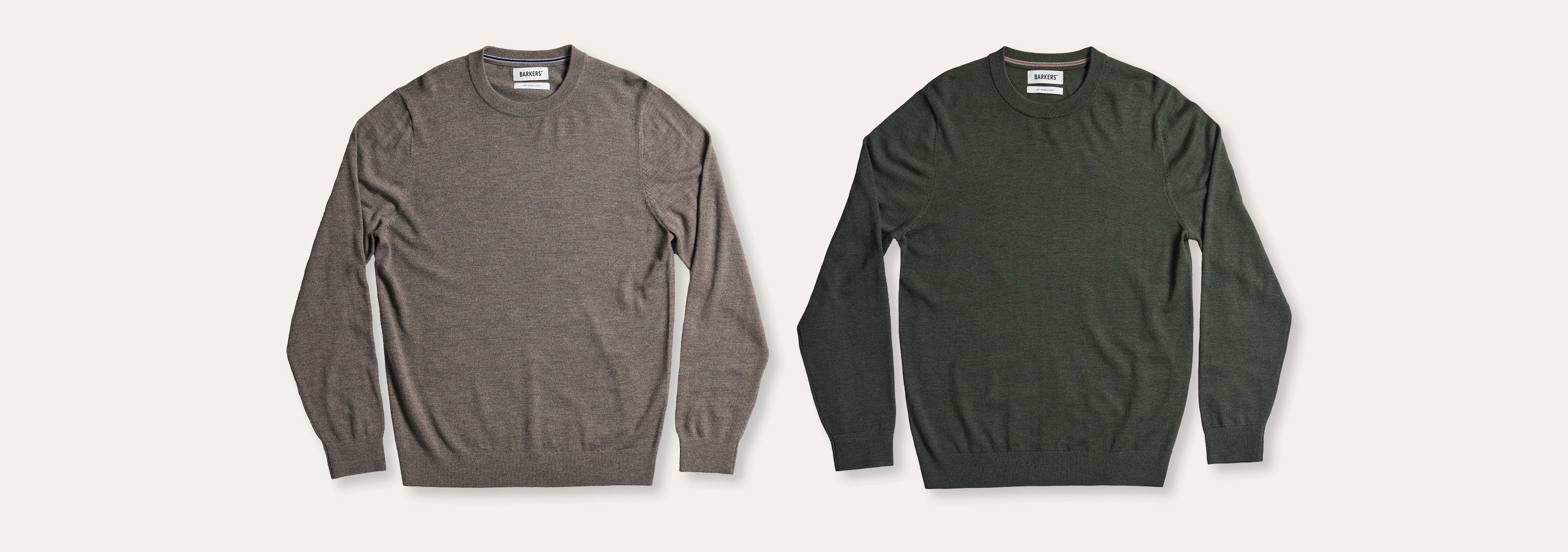 ZQRX Merino men's knitwear available at Barkers. 