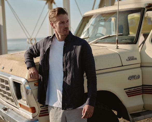 Explore the range of men's slim and tailored fit shirts at Barkers. 