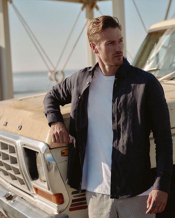 Explore the range of men's slim and tailored fit shirts at Barkers. 