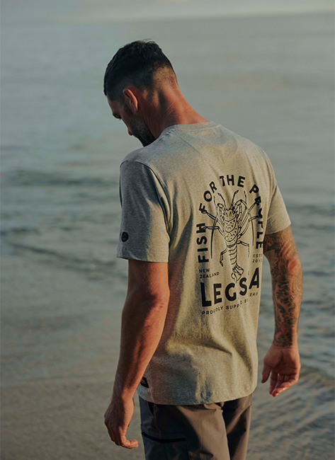 LegaSea Tees and collection with proceeds donated to LegaSea charity to improve ocean abundance. 